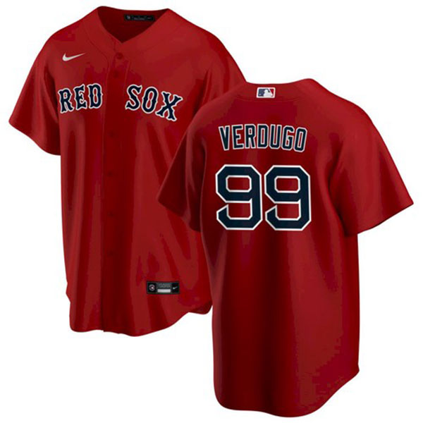 Youth Boston Red Sox Alex Verdugo Cool Base Replica Jersey Red