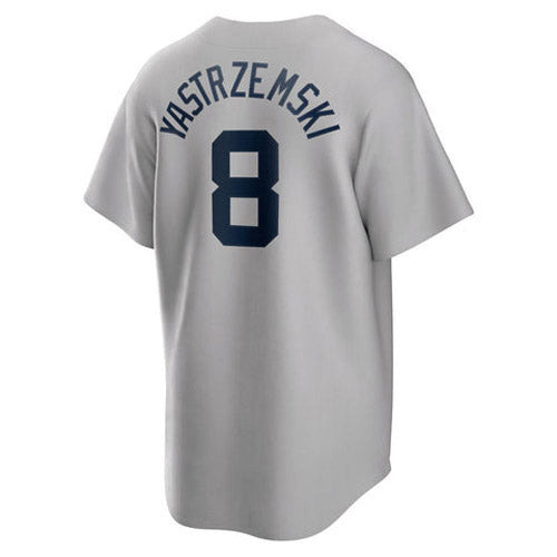 Youth Boston Red Sox Carl Yastrzemski Cooperstown Collection Jersey - Gray