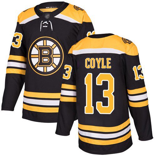 Boston Bruins #13 Charlie Coyle Black Home Jersey