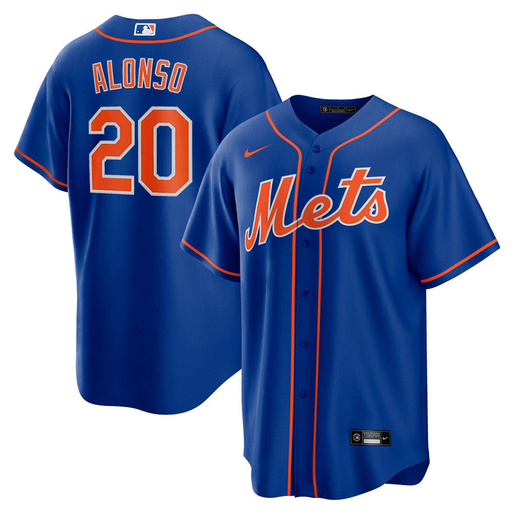 Men's New York Mets Pete Alonso Alternate Player Name Jersey - Royal